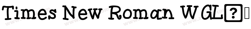 Times New Roman WGL字体转换